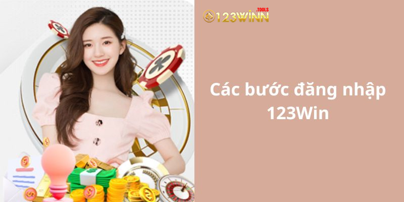 Các bước truy cập tài khoản tại 123Win