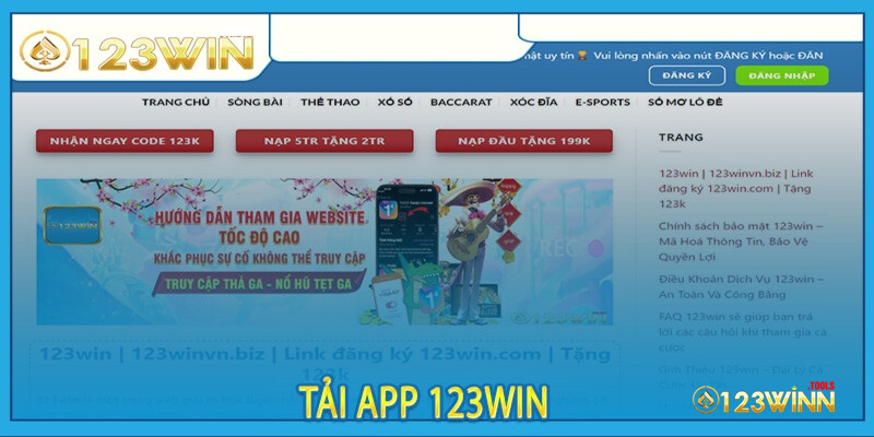 Tải app 123WIN bằng file APK